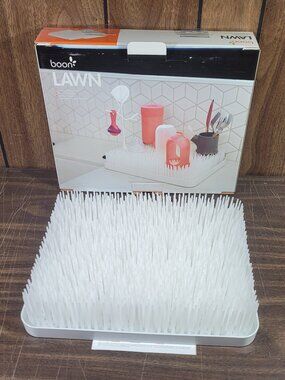 Lawn Countertop Drying Rack - White and Gray